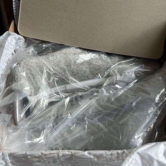 NWT Steve Madden stylish silver vegan booties 7 - Picture 8 of 10